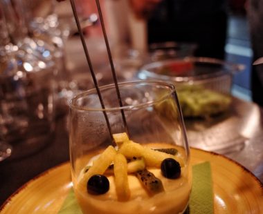 Crostata di frutta al bicchiere