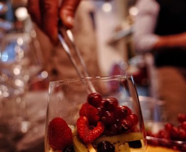Crostata di frutta al bicchiere